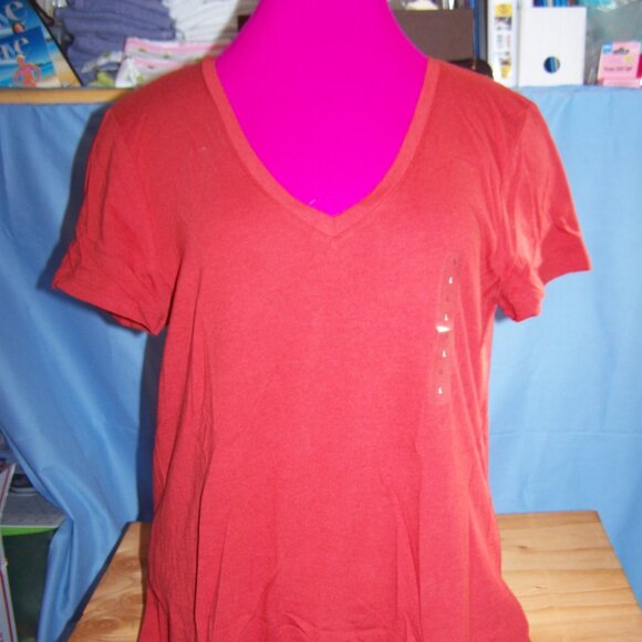 Gap NWT Favorite Tee Sz L - Rust Color - Picture 2 of 6